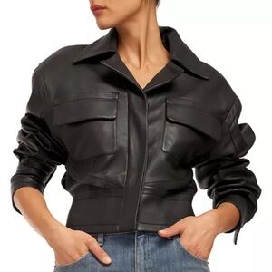 Equipment Leather Jacket